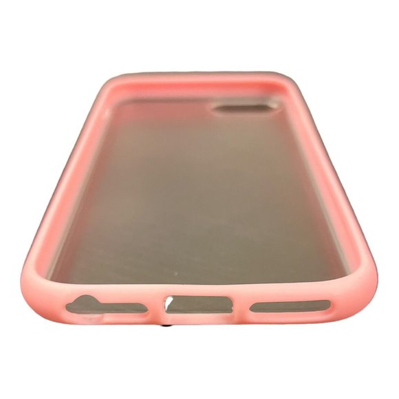 iPhone Clear & Pink Case For Apple iPhone 6/ 7 / 8G Plastic Case To Custom Decor - Picture 3 of 4